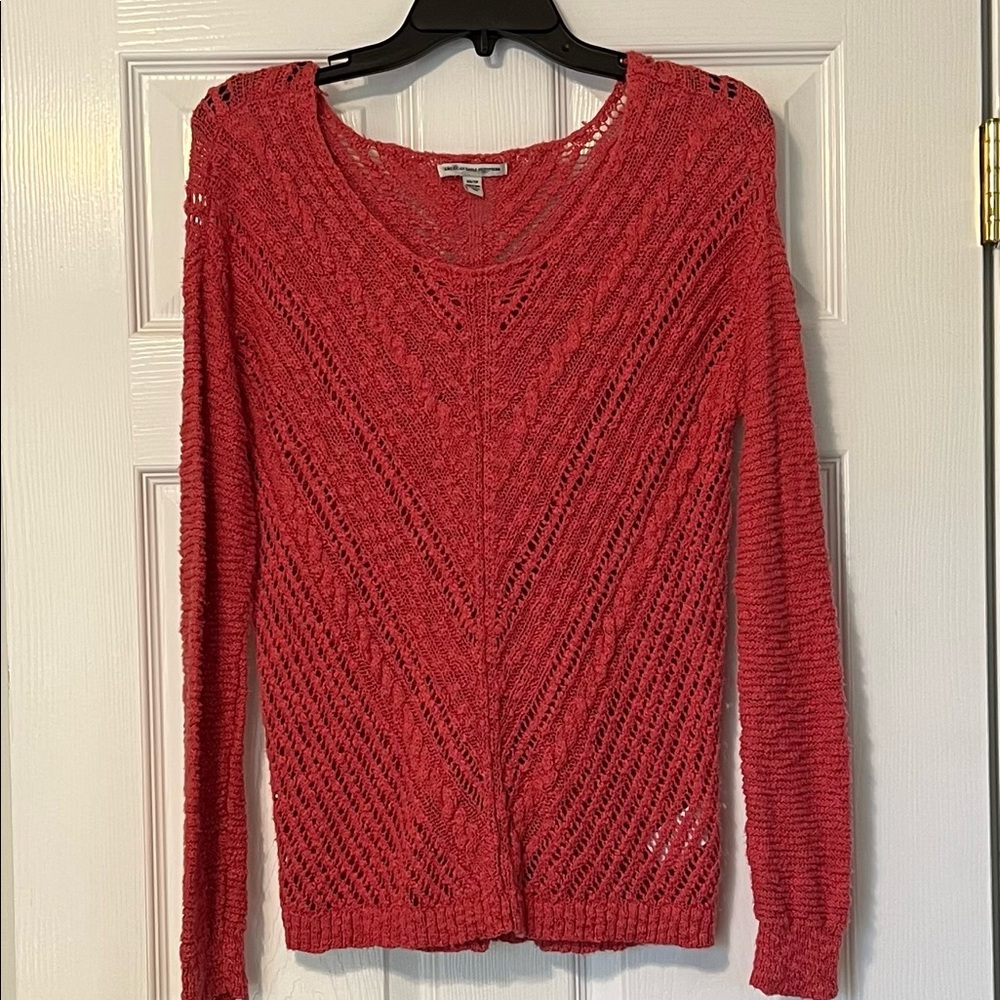 American Eagle sweater pink dark rose XS